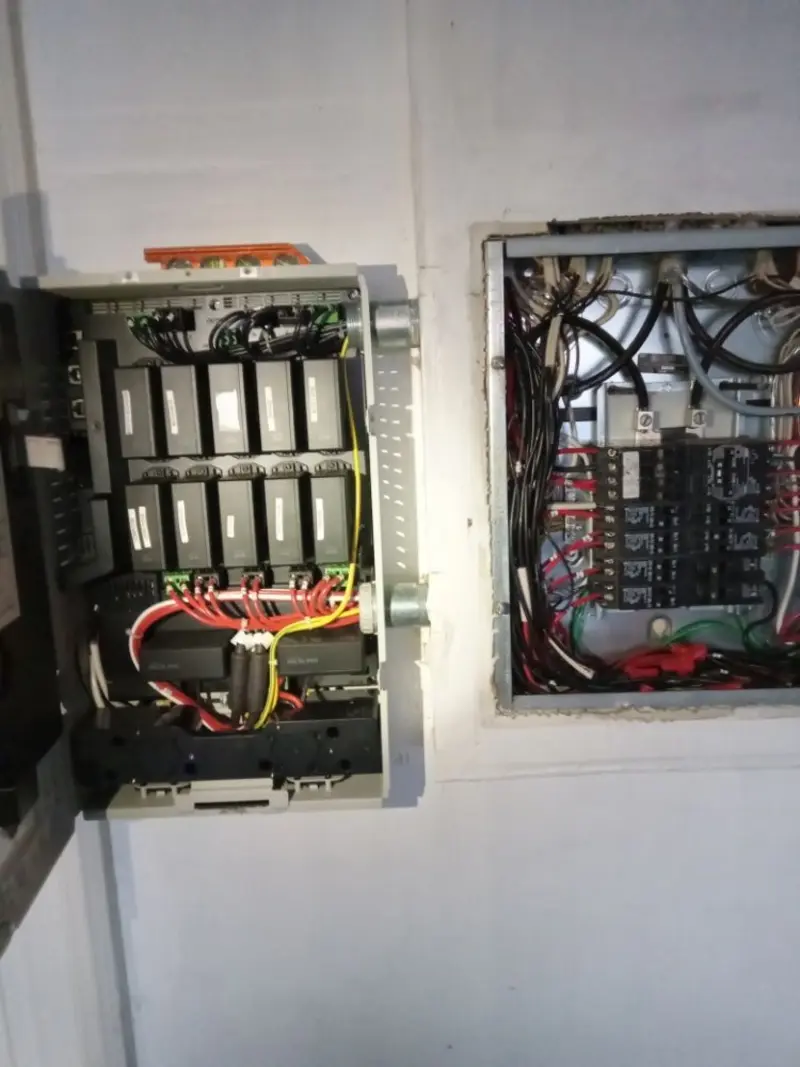 Electrical panel upgrade completed for Electrical Inspection in Shady Hollow